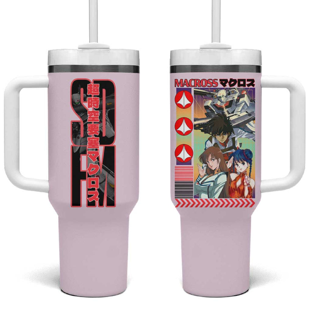 Super Dimension Fortress Macross Tumbler With Handle Anime Style TS04