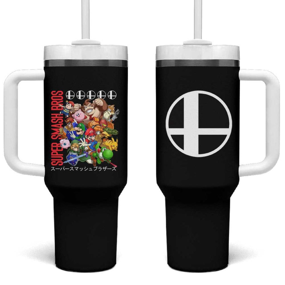 Super Smash Bros Tumbler With Handle Anime Style TS04 Super Smash Bros Tumbler With Handle Anime Style TS04