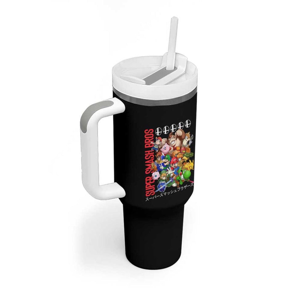 Super Smash Bros Tumbler With Handle Anime Style TS04 Super Smash Bros Tumbler With Handle Anime Style TS04