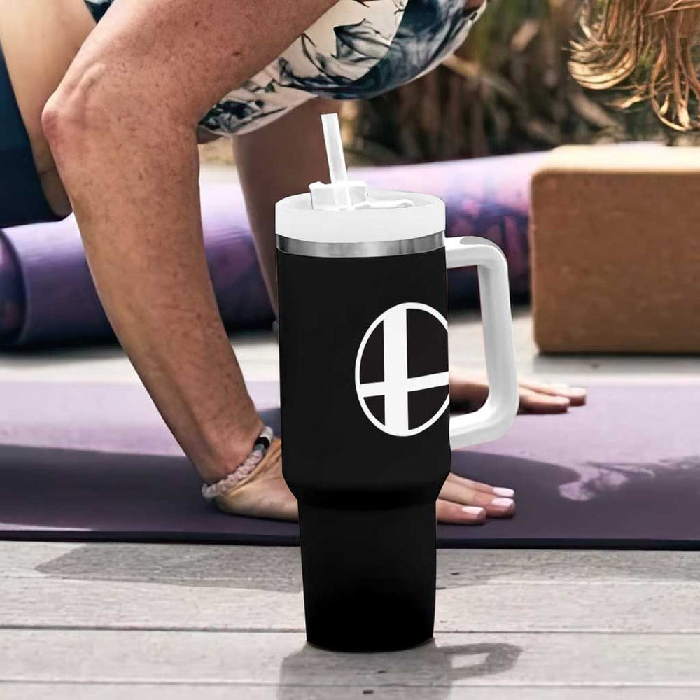 Super Smash Bros Tumbler With Handle Anime Style TS04 Super Smash Bros Tumbler With Handle Anime Style TS04