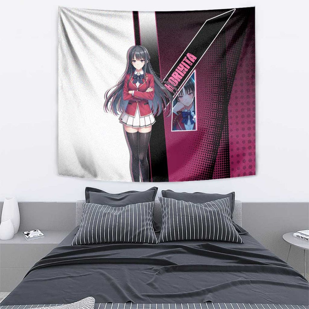 Suzune Horikita Tapestry Elegant School Anime Style TS04 Suzune Horikita Tapestry Elegant School Anime Style TS04
