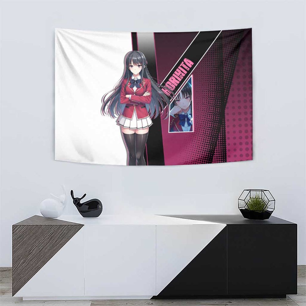 Suzune Horikita Tapestry Elegant School Anime Style TS04 Suzune Horikita Tapestry Elegant School Anime Style TS04