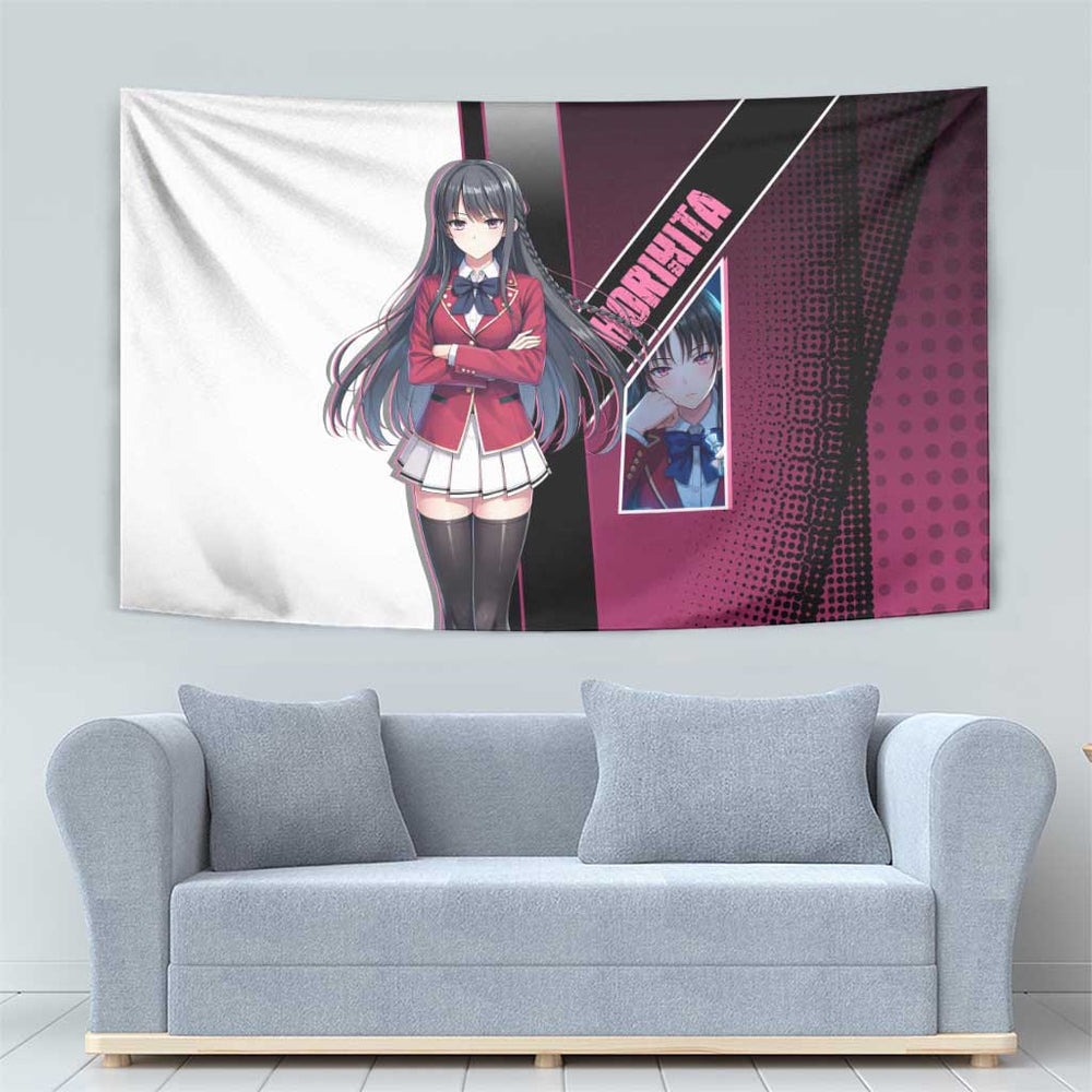 Suzune Horikita Tapestry Elegant School Anime Style TS04 Suzune Horikita Tapestry Elegant School Anime Style TS04