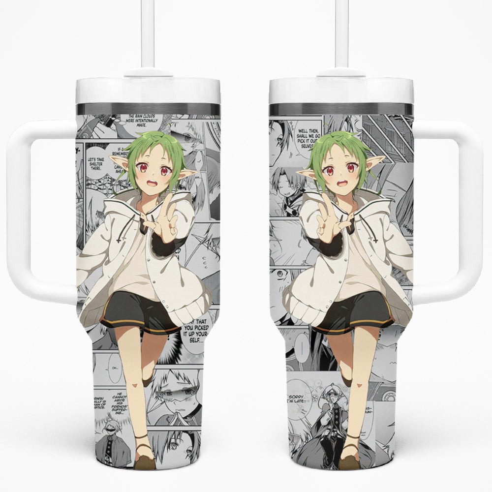 Sylphiette Mushoku Tensei Tumbler With Handle Manga Mix Anime TS04 Sylphiette Mushoku Tensei Tumbler With Handle Manga Mix Anime TS04