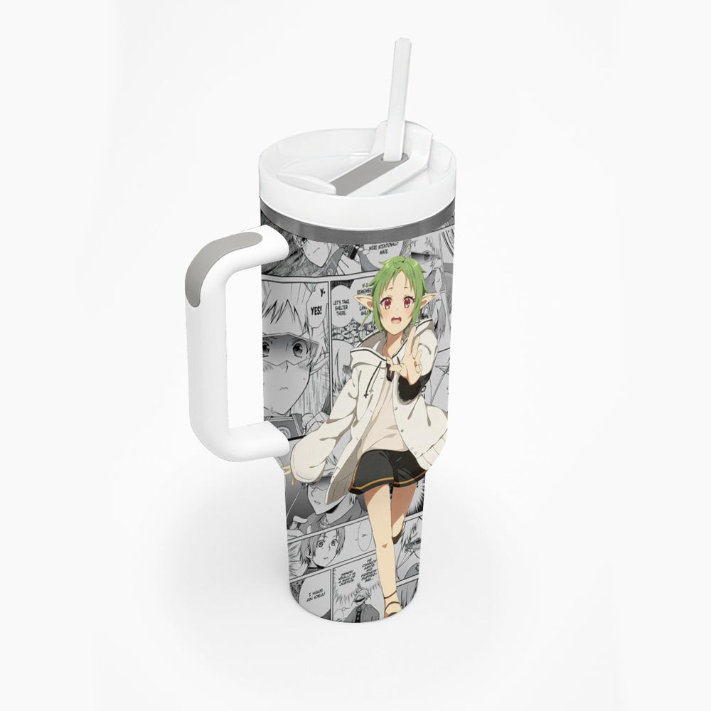Sylphiette Mushoku Tensei Tumbler With Handle Manga Mix Anime TS04 Sylphiette Mushoku Tensei Tumbler With Handle Manga Mix Anime TS04