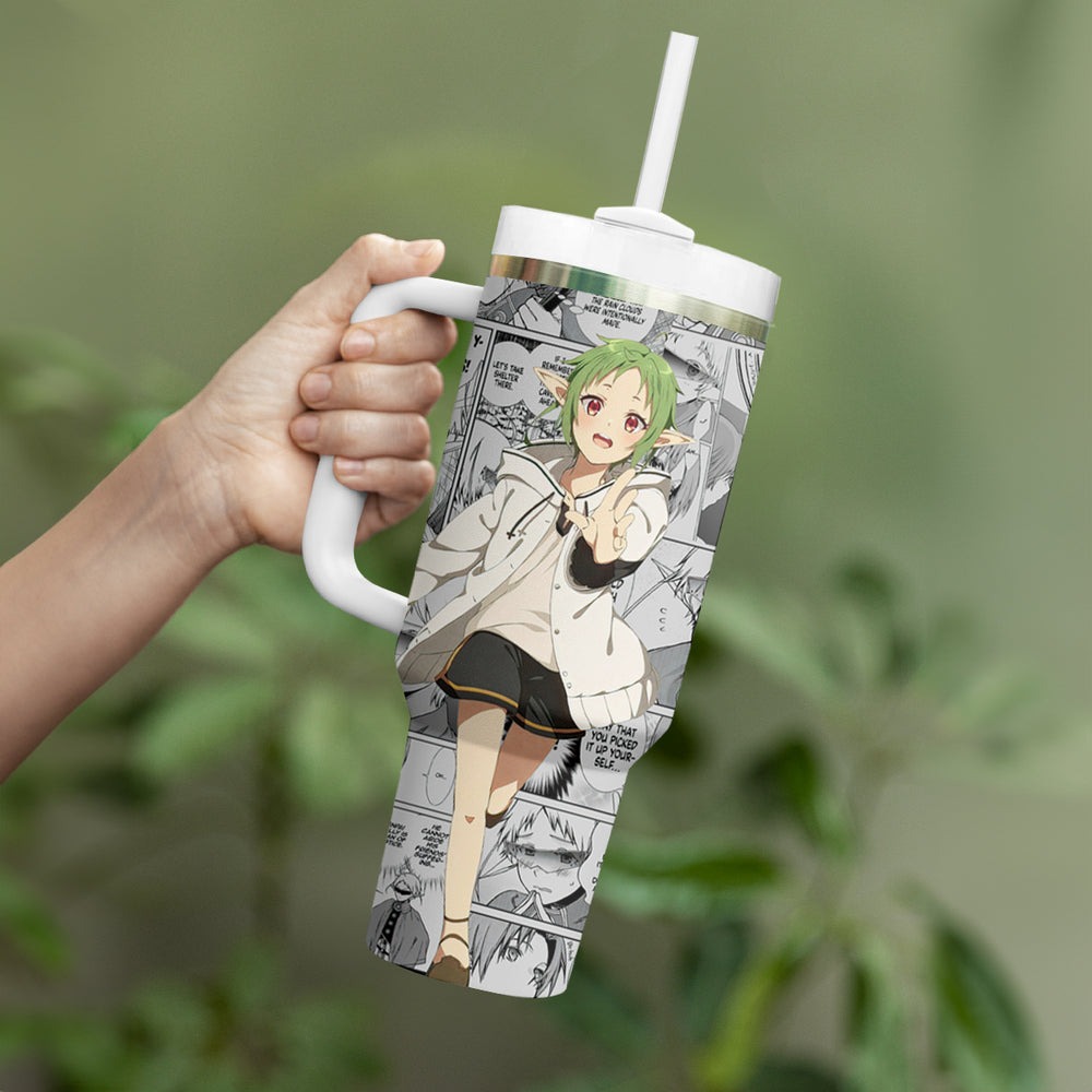 Sylphiette Mushoku Tensei Tumbler With Handle Manga Mix Anime TS04 Sylphiette Mushoku Tensei Tumbler With Handle Manga Mix Anime TS04