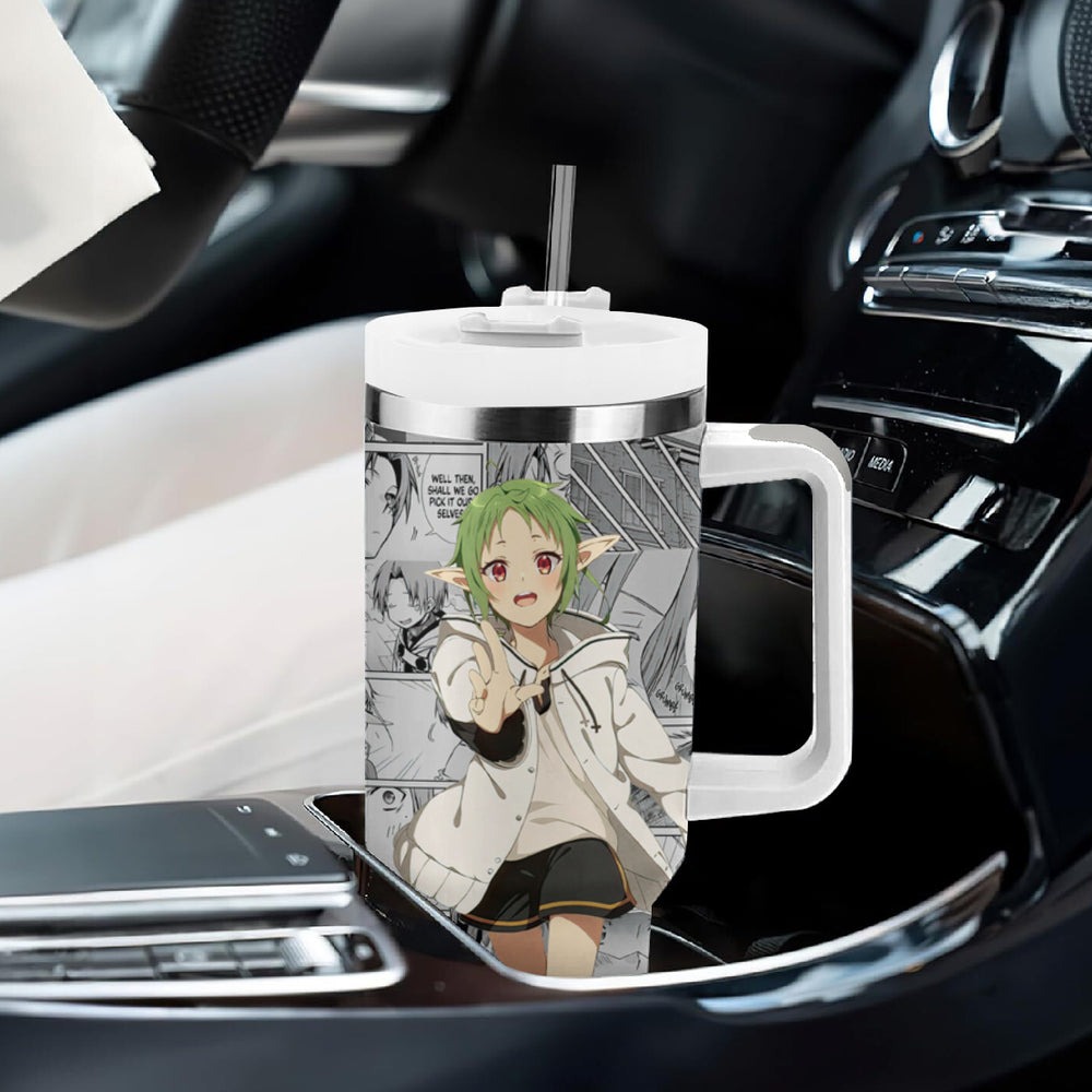 Sylphiette Mushoku Tensei Tumbler With Handle Manga Mix Anime TS04 Sylphiette Mushoku Tensei Tumbler With Handle Manga Mix Anime TS04