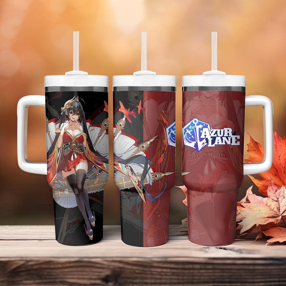 Taihou - Azur Lane Tumbler With Handle Anime Game Style TS04 Taihou - Azur Lane Tumbler With Handle Anime Game Style TS04
