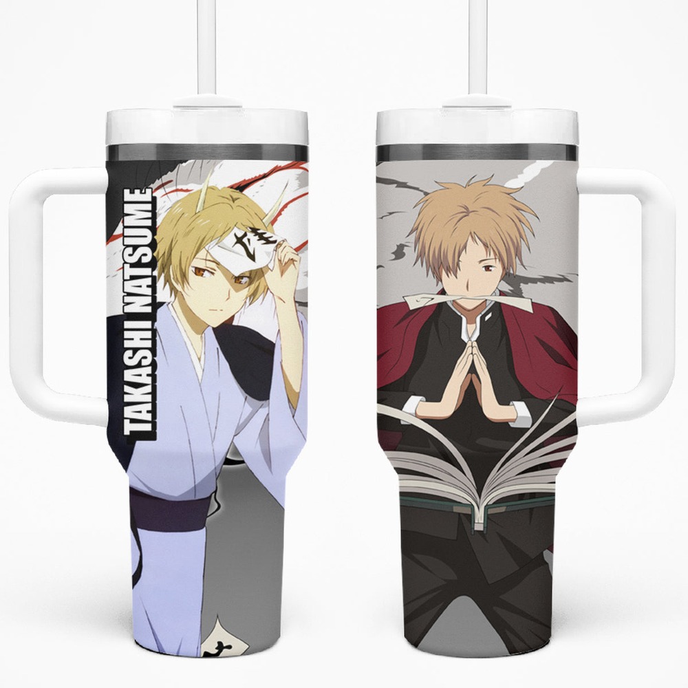 Takashi Natsume Tumbler With Handle Natsume Yuujinchou TS04 Takashi Natsume Tumbler With Handle Natsume Yuujinchou TS04