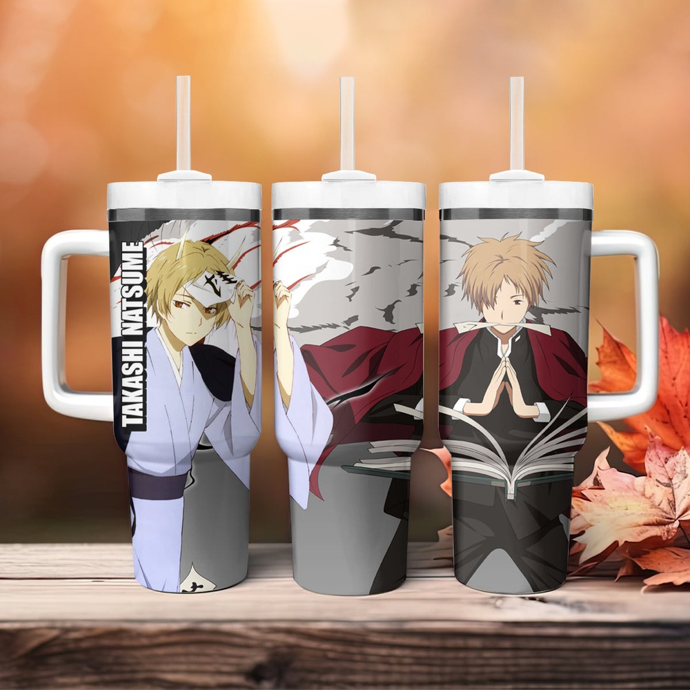 Takashi Natsume Tumbler With Handle Natsume Yuujinchou TS04 Takashi Natsume Tumbler With Handle Natsume Yuujinchou TS04
