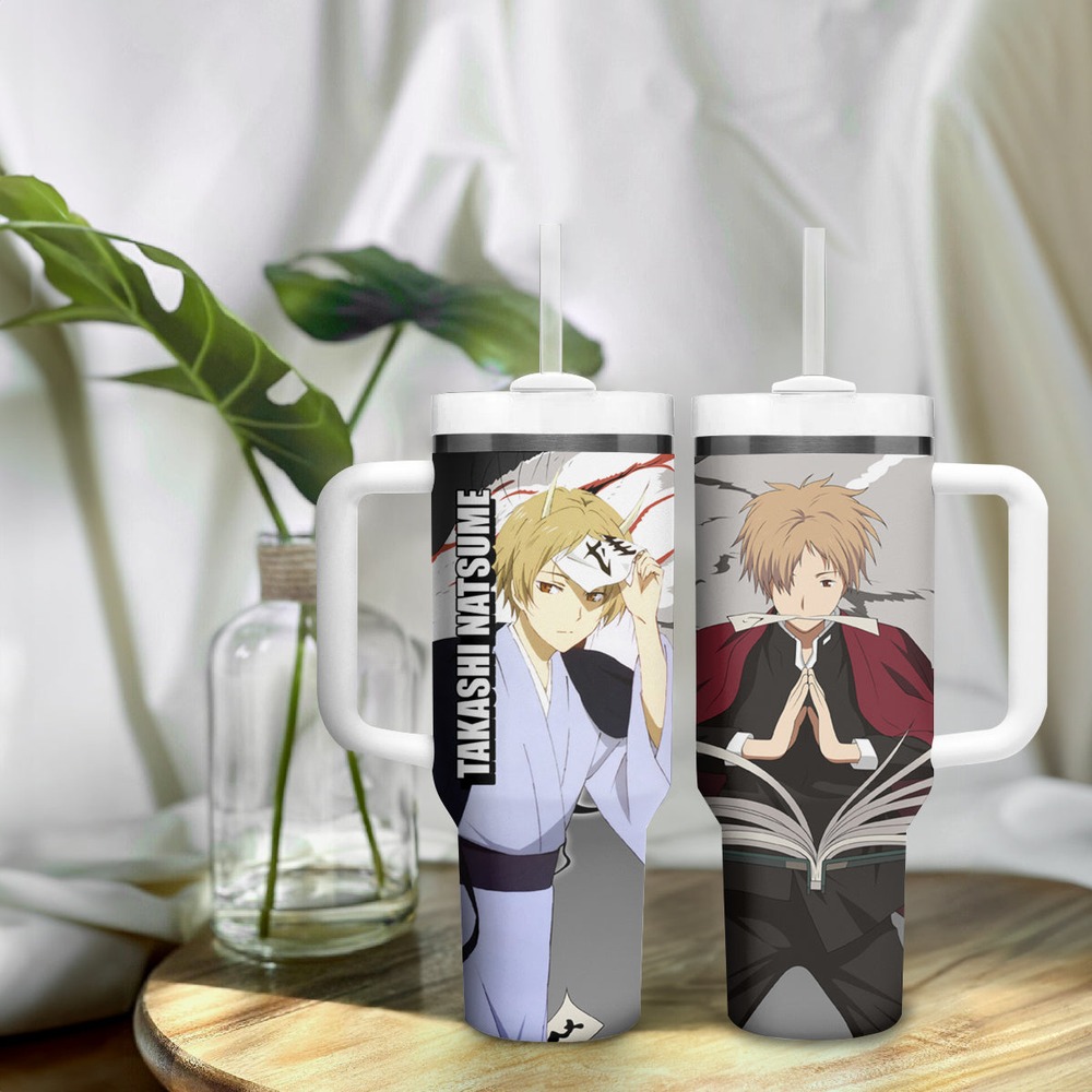 Takashi Natsume Tumbler With Handle Natsume Yuujinchou TS04 Takashi Natsume Tumbler With Handle Natsume Yuujinchou TS04