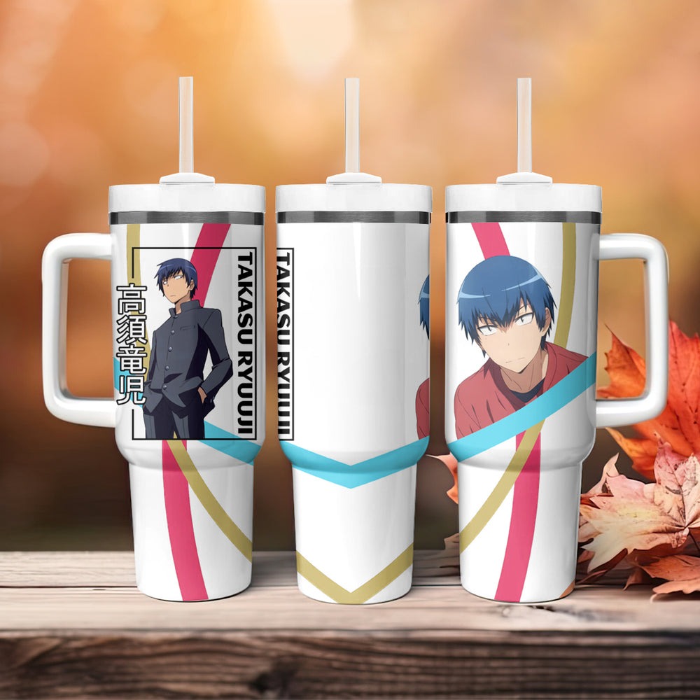 Takasu Ryuuji Tumbler With Handle Toradora TS04 Takasu Ryuuji Tumbler With Handle Toradora TS04