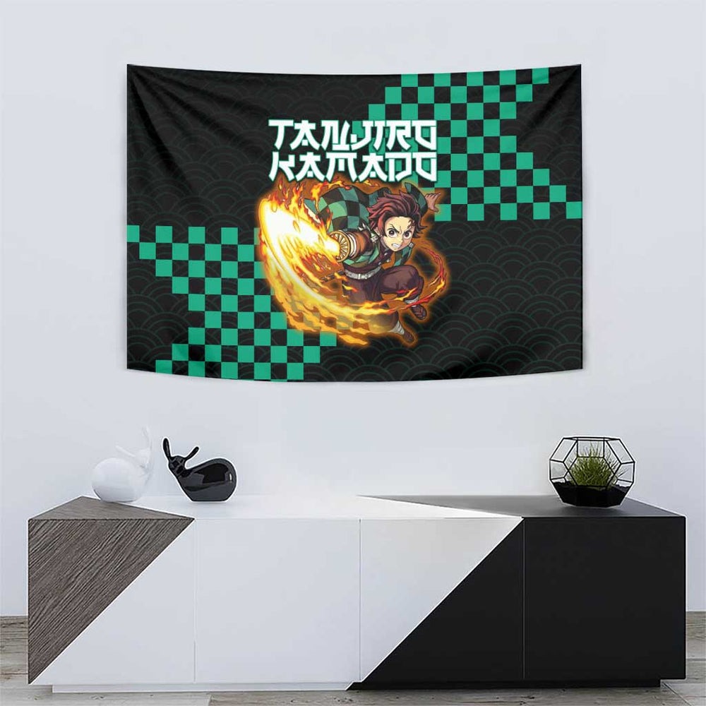 Tanjiro Kamado - Demon Slayer Tumbler With Handle Anime Style TS04 Tanjiro Kamado - Demon Slayer Tumbler With Handle Anime Style TS04