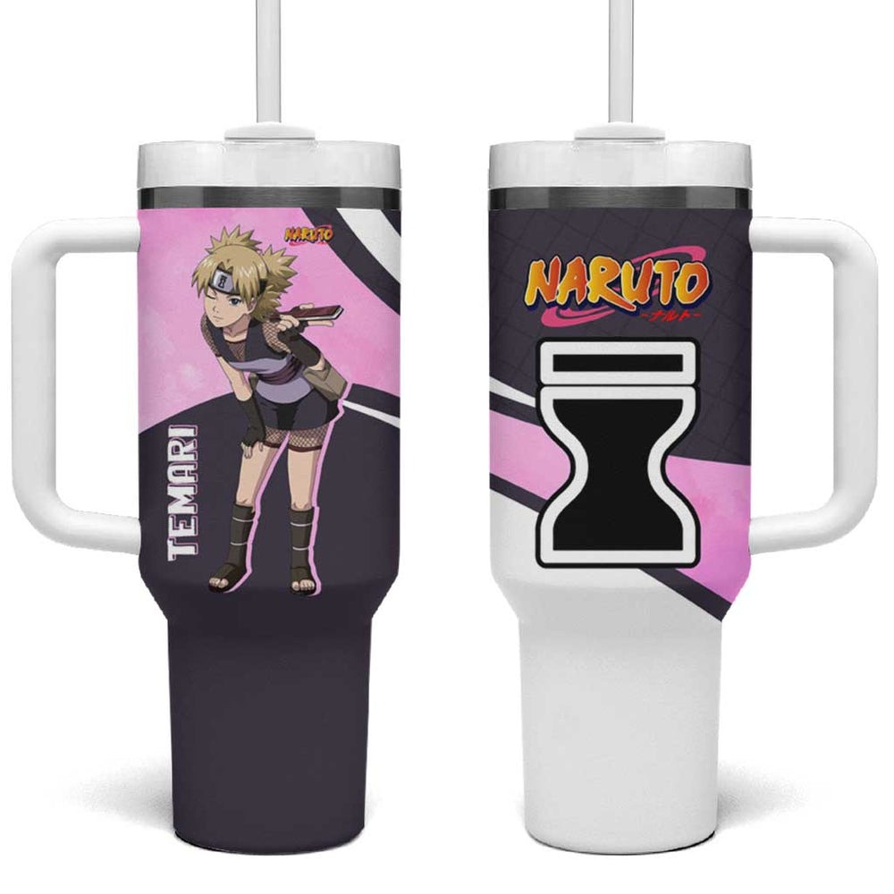 Temari - Naruto Tumbler With Handle Anime Style TS04 Temari - Naruto Tumbler With Handle Anime Style TS04
