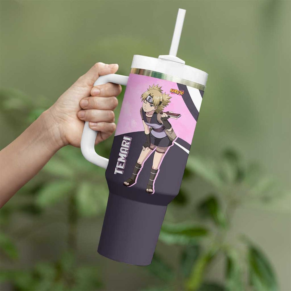 Temari - Naruto Tumbler With Handle Anime Style TS04 Temari - Naruto Tumbler With Handle Anime Style TS04