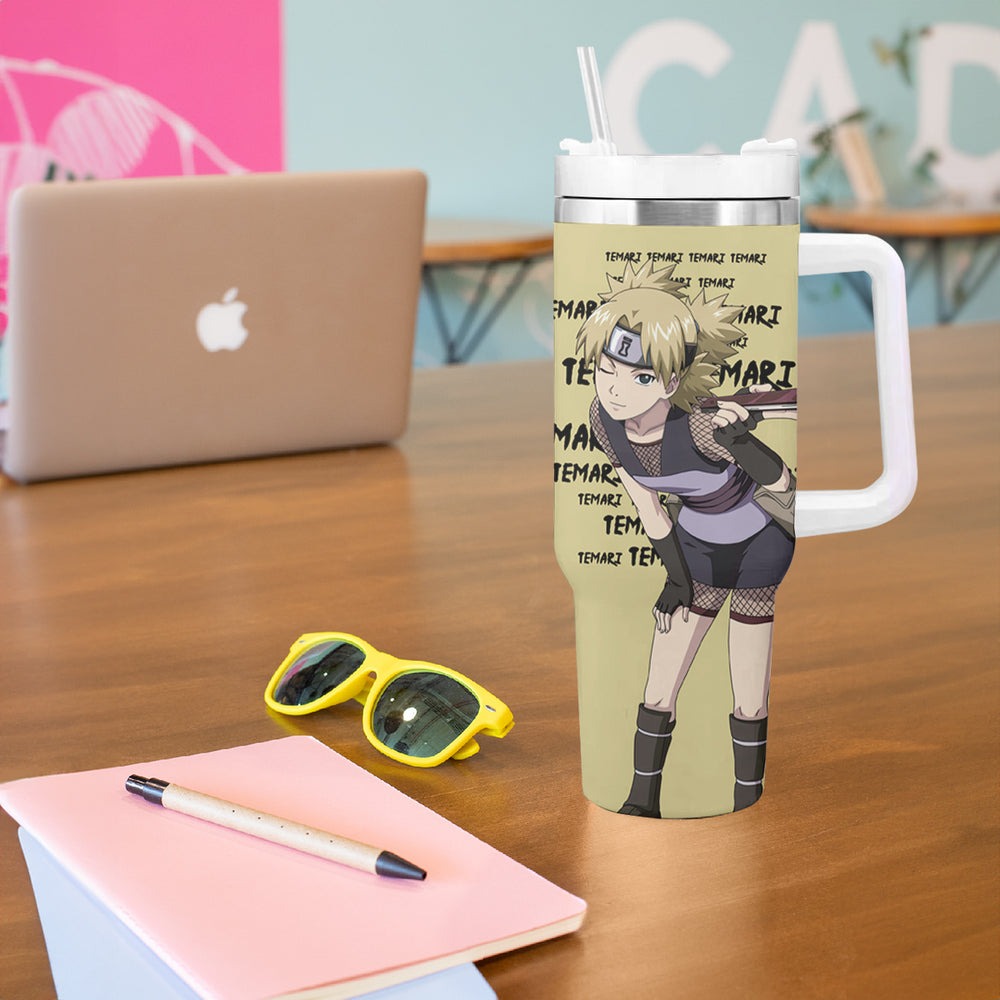 Temari Tumbler With Handle Style Manga TS04 Temari Tumbler With Handle Style Manga TS04