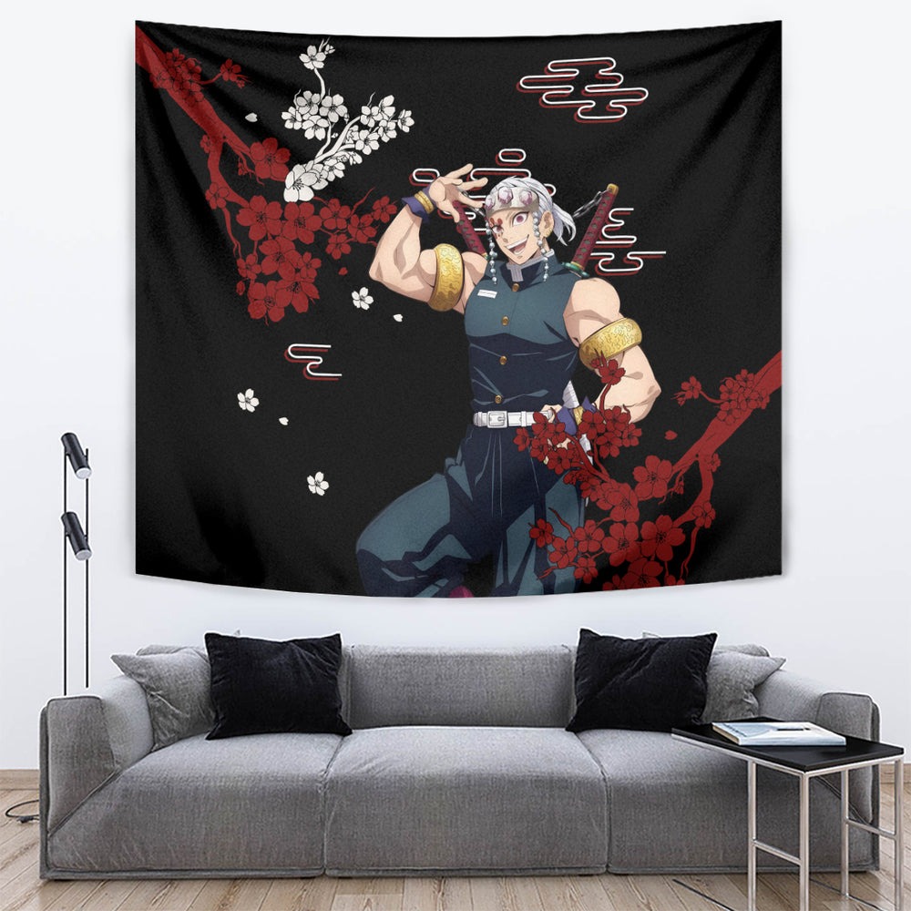 Tengen Uzui Anime Japan Style Tapestry TS04 Tengen Uzui Anime Japan Style Tapestry TS04