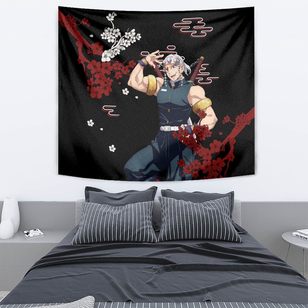 Tengen Uzui Anime Japan Style Tapestry TS04 Tengen Uzui Anime Japan Style Tapestry TS04