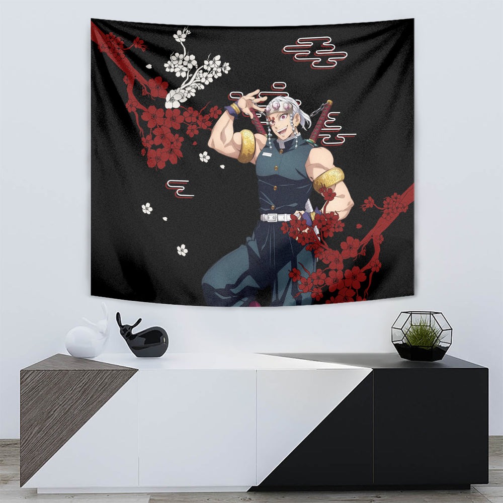Tengen Uzui Anime Japan Style Tapestry TS04 Tengen Uzui Anime Japan Style Tapestry TS04