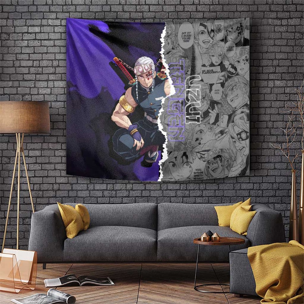 Tengen Uzui - Demon Slayer Tumbler With Handle Anime Japan Style TS04 Tengen Uzui - Demon Slayer Tumbler With Handle Anime Japan Style TS04