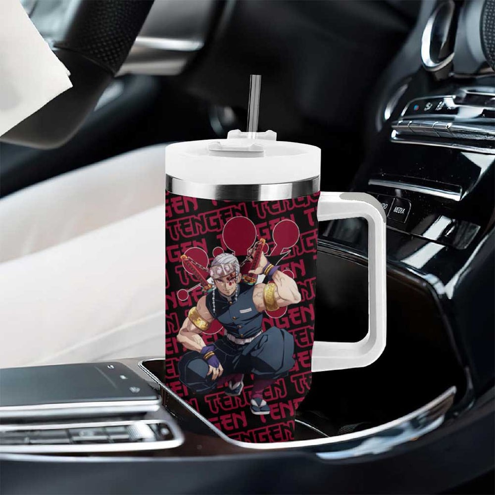 Tengen Uzui - Demon Slayer Tumbler With Handle Anime Japan Style TS04 Tengen Uzui - Demon Slayer Tumbler With Handle Anime Japan Style TS04
