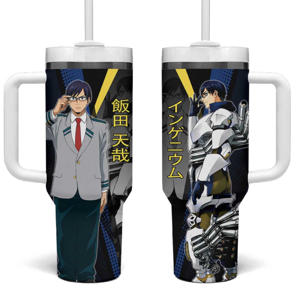 Tenya Iida Engine Hero Tumbler With Handle Japanese Comic Book Style TS04