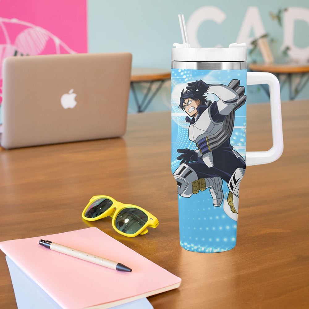 Tenya Lida - My Hero Academia Tumbler With Handle Anime Style TS04 Tenya Lida - My Hero Academia Tumbler With Handle Anime Style TS04