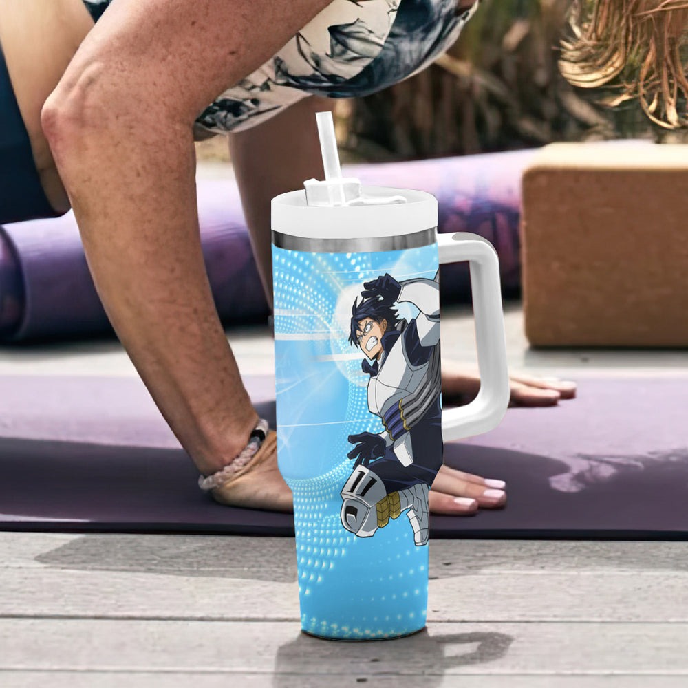 Tenya Lida - My Hero Academia Tumbler With Handle Anime Style TS04 Tenya Lida - My Hero Academia Tumbler With Handle Anime Style TS04
