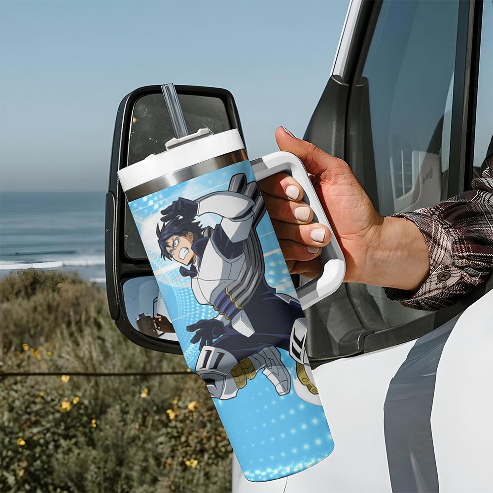 Tenya Lida - My Hero Academia Tumbler With Handle Anime Style TS04 Tenya Lida - My Hero Academia Tumbler With Handle Anime Style TS04