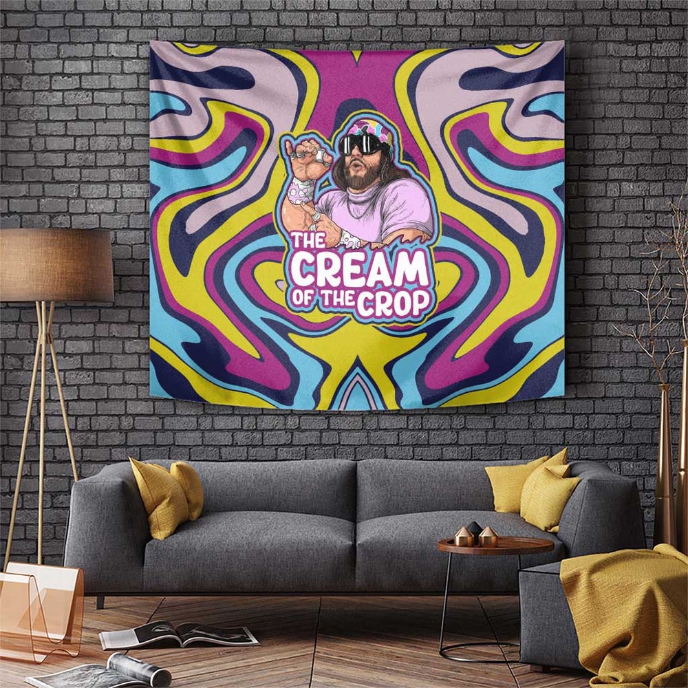 The Cream of the Crop Trippy Randy Savage Pop Culture Tumbler With Handle Anime Style TS04