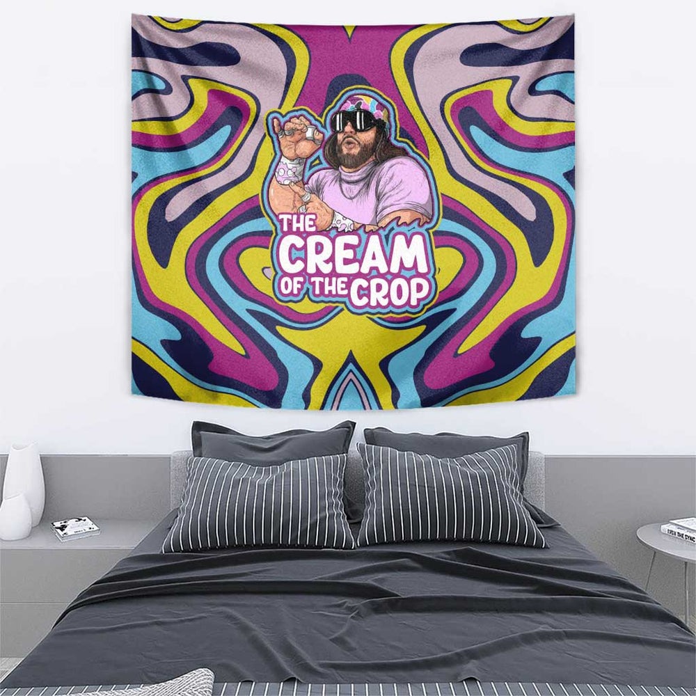 The Cream of the Crop Trippy Randy Savage Pop Culture Tumbler With Handle Anime Style TS04