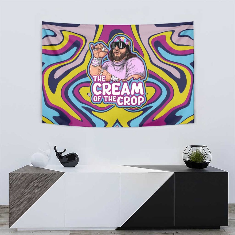 The Cream of the Crop Trippy Randy Savage Pop Culture Tumbler With Handle Anime Style TS04