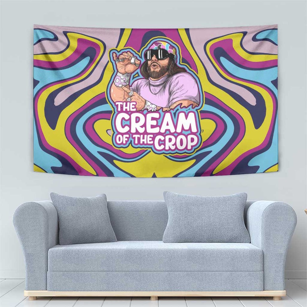 The Cream of the Crop Trippy Randy Savage Pop Culture Tumbler With Handle Anime Style TS04