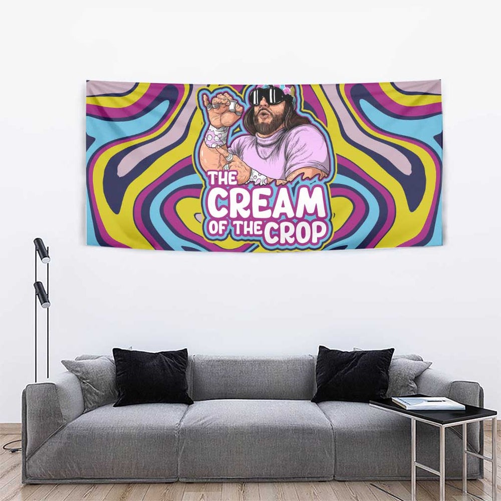 The Cream of the Crop Trippy Randy Savage Pop Culture Tumbler With Handle Anime Style TS04