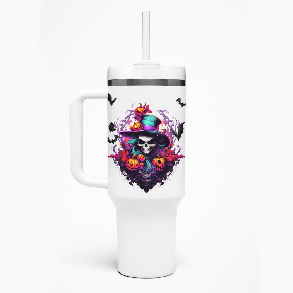The Good Girl In Me Halloween Witch Tumbler With Handle TS04 The Good Girl In Me Halloween Witch Tumbler With Handle TS04