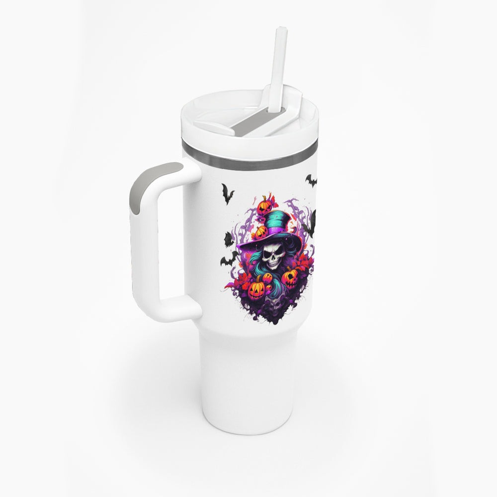 The Good Girl In Me Halloween Witch Tumbler With Handle TS04 The Good Girl In Me Halloween Witch Tumbler With Handle TS04