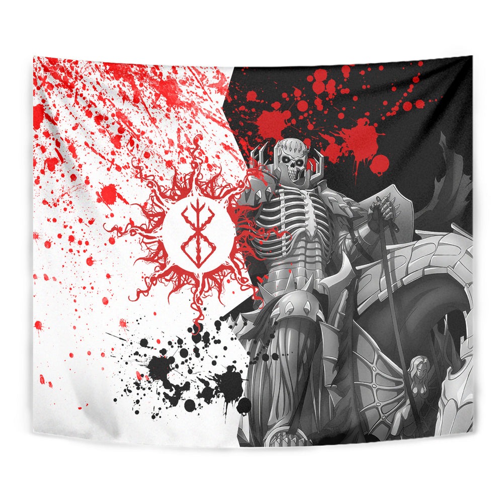 The Skull Knight Berserk Tumbler With Handle Anime Grunge Style TS04 The Skull Knight Berserk Tumbler With Handle Anime Grunge Style TS04