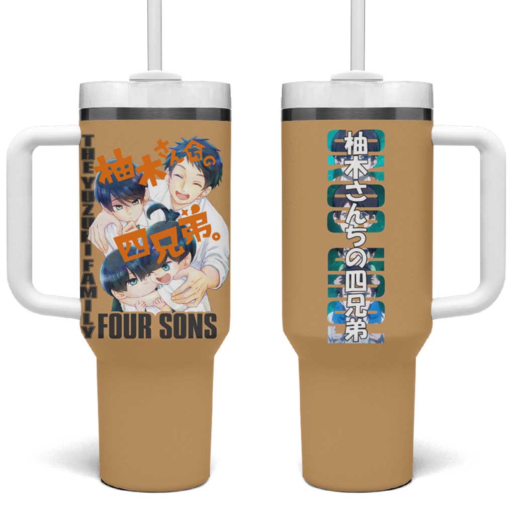 The Yuzuki Familys Four Sons Tumbler With Handle Japan Anime Style TS04
