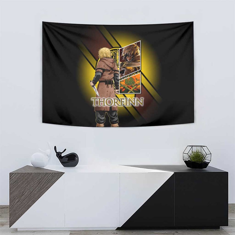 Thorfinn Norse Avenger Tumbler With Handle Viking Manga Illustration Style TS04