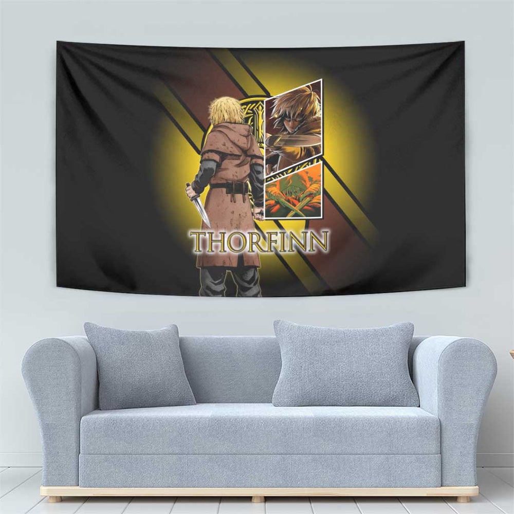 Thorfinn Norse Avenger Tumbler With Handle Viking Manga Illustration Style TS04