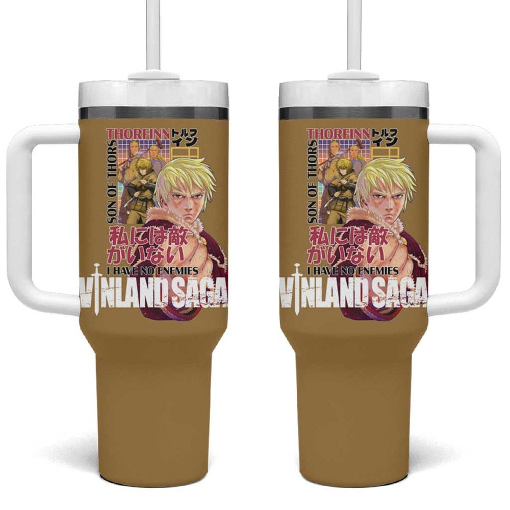 Thorfinn Vinlad Saga Tumbler With Handle Anime Style TS04 Thorfinn Vinlad Saga Tumbler With Handle Anime Style TS04