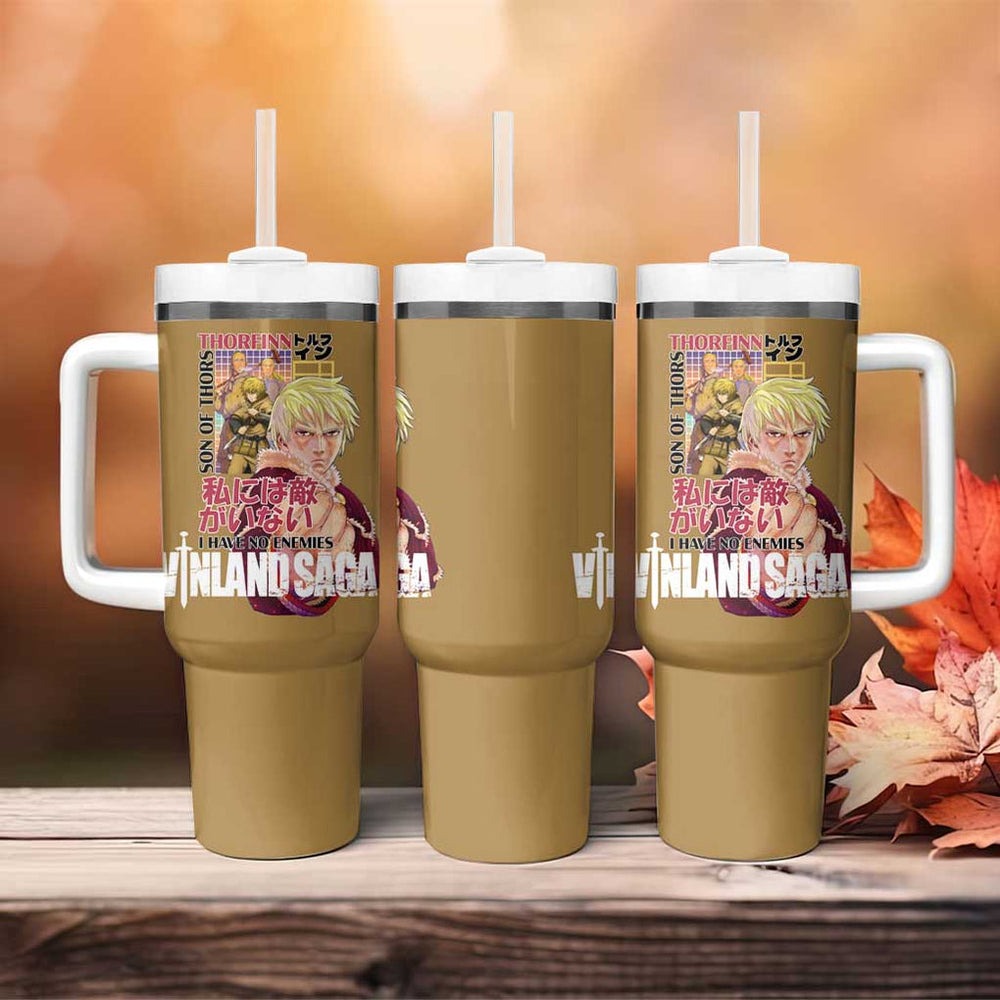 Thorfinn Vinlad Saga Tumbler With Handle Anime Style TS04 Thorfinn Vinlad Saga Tumbler With Handle Anime Style TS04