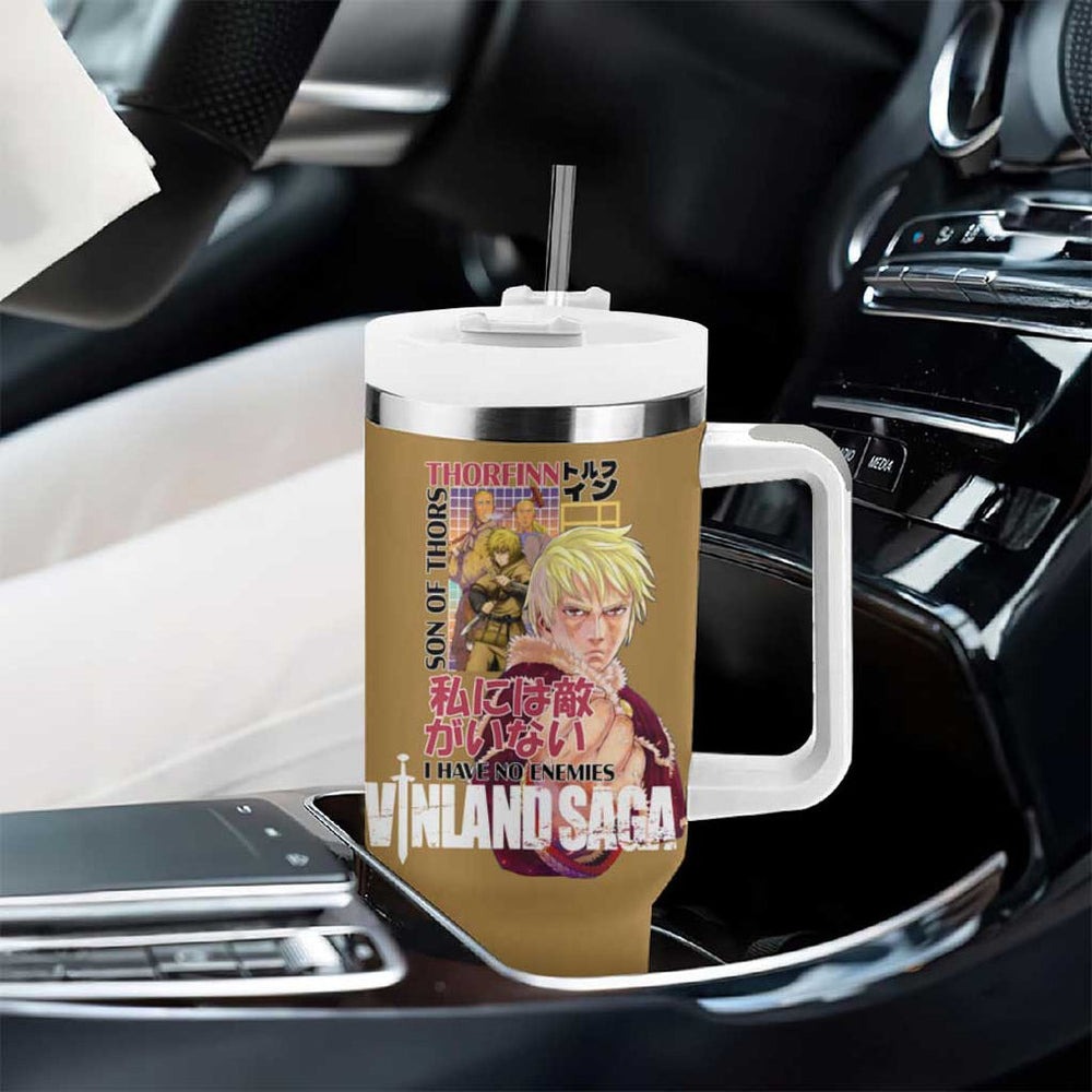 Thorfinn Vinlad Saga Tumbler With Handle Anime Style TS04 Thorfinn Vinlad Saga Tumbler With Handle Anime Style TS04