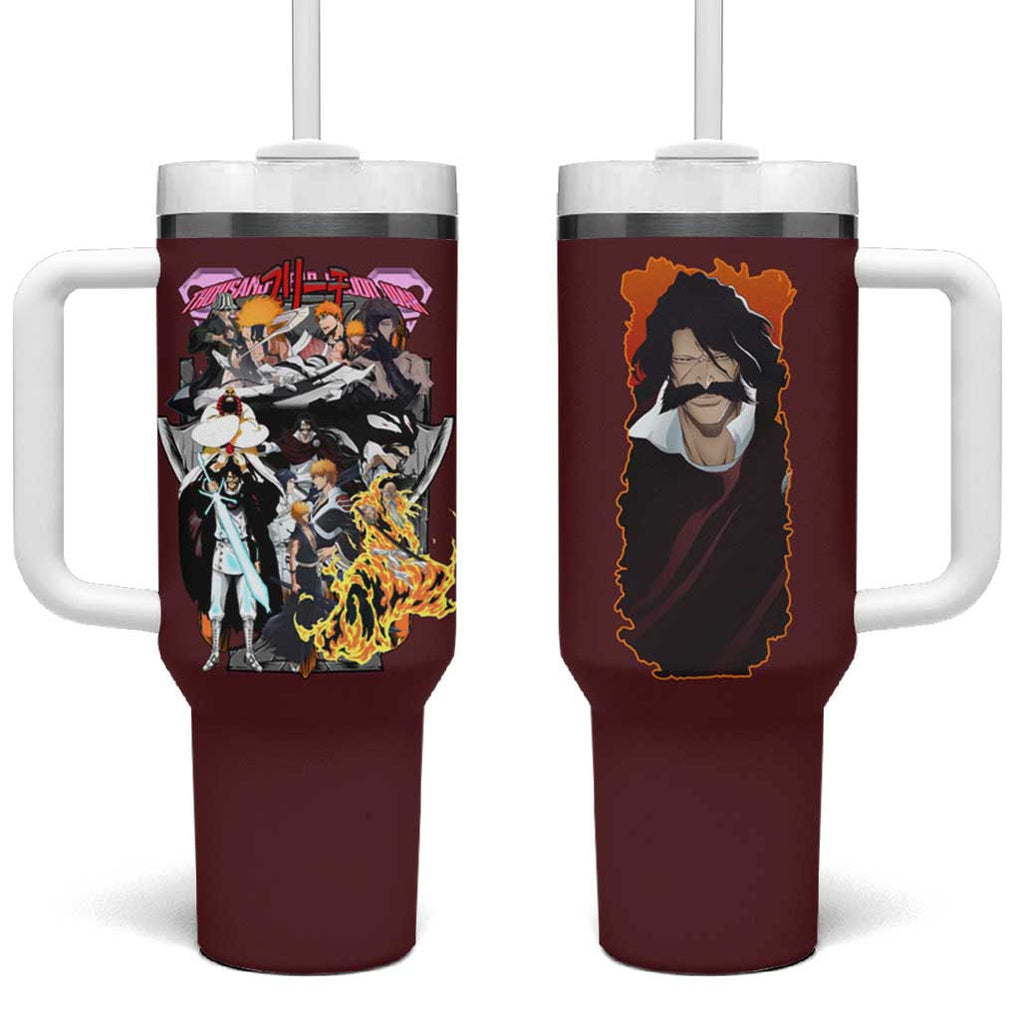 Thousand Year Blood War Arc Bleach Tumbler With Handle Japan Anime Style TS04