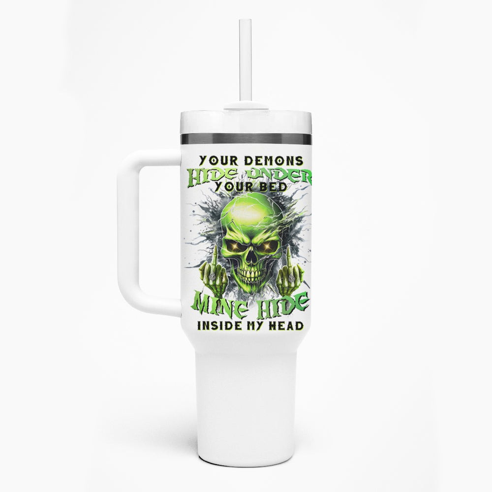 Thunder Skull Tumbler With Handle I May Be Not Perfect But At Least I'm Not You DT01 Thunder Skull Tumbler With Handle I May Be Not Perfect But At Least I'm Not You DT01