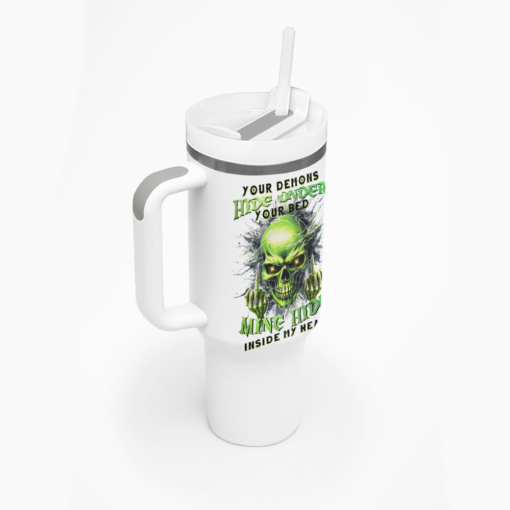 Thunder Skull Tumbler With Handle I May Be Not Perfect But At Least I'm Not You DT01 Thunder Skull Tumbler With Handle I May Be Not Perfect But At Least I'm Not You DT01