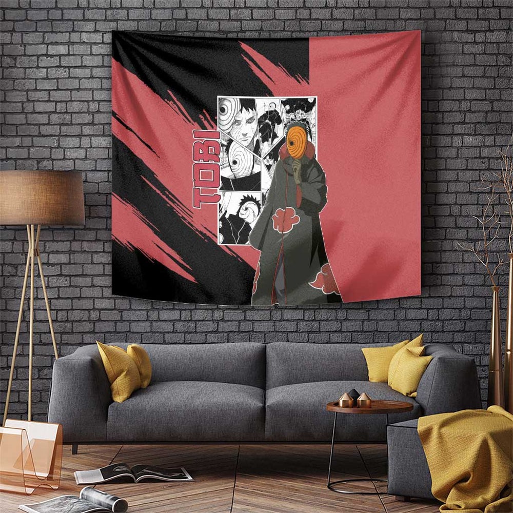 Tobi - Naruto Tapestry Anime Mix Manga Style TS04 Tobi - Naruto Tapestry Anime Mix Manga Style TS04