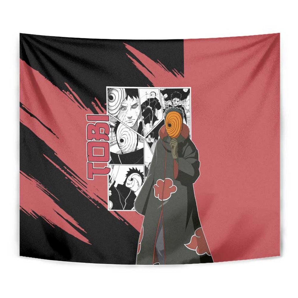 Tobi - Naruto Tapestry Anime Mix Manga Style TS04 Tobi - Naruto Tapestry Anime Mix Manga Style TS04