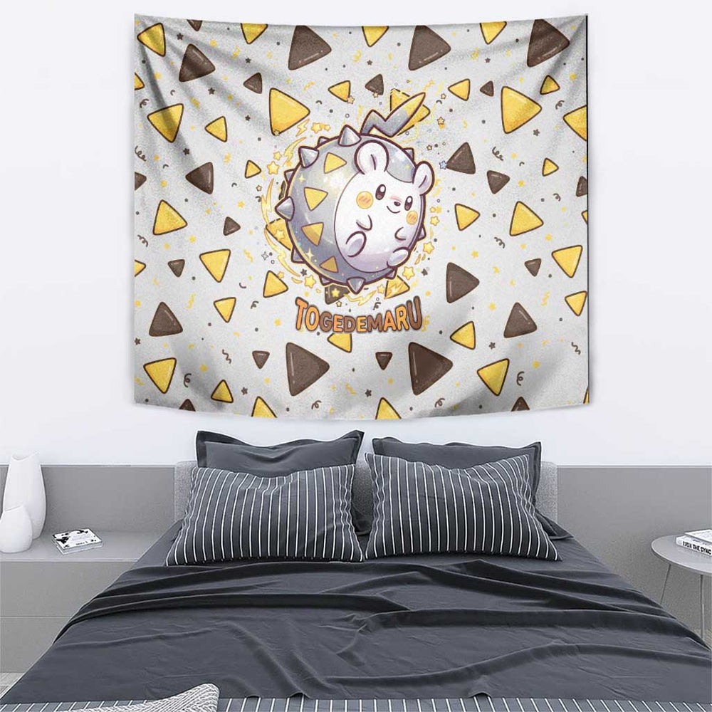 Togedemaru Tapestry Cute Electric Nacho Pop Art TS04 Togedemaru Tapestry Cute Electric Nacho Pop Art TS04