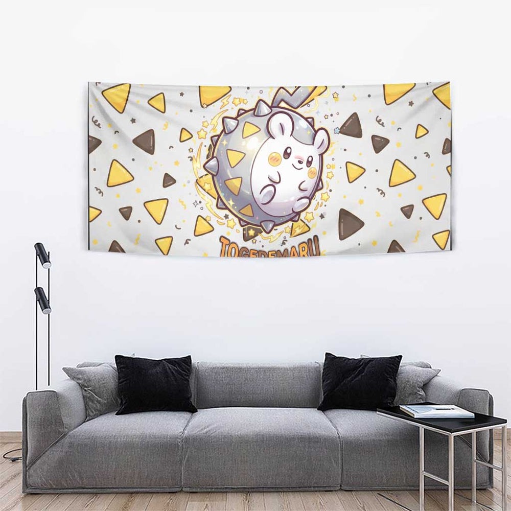 Togedemaru Tapestry Cute Electric Nacho Pop Art TS04 Togedemaru Tapestry Cute Electric Nacho Pop Art TS04